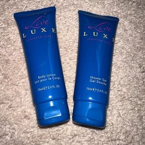 Jennifer Lopez Live Luxe Blue Body Lotion and Shower Gel